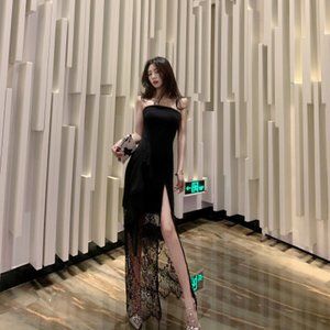 Ge Ge home summer heiress sexy dress in long skirt